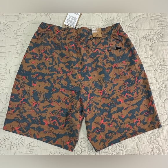 NWT Prana Men’s Metric E-Waist Short Sz M Fresca Camo 8" Drawstring - Picture 5 of 9